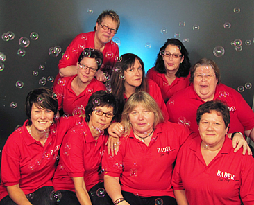 Das Team beim Bader